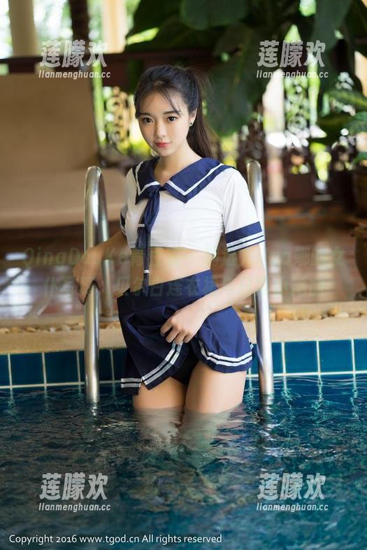QingDouKe青豆客 - 精选尤Una娜的女仆写真，贝尔白连衣裙与日常小插曲
