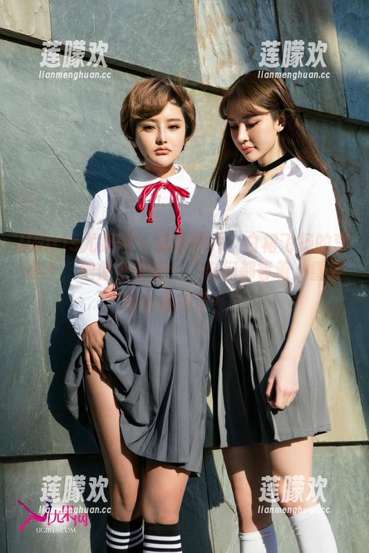 UGirls尤果网 - 精选图片：白裙飞扬的李凌子，她似乎在说：“你们都等着，重要场合要来了！”