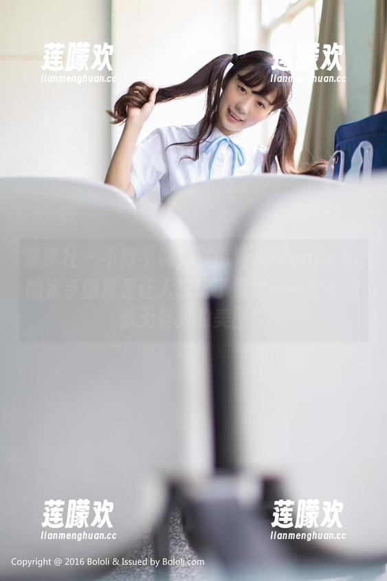 波萝社 - 不得不说，柳侑绮Sevenbaby的水手服真是让人忘记了海洋——全靠这张无圣光的美图！